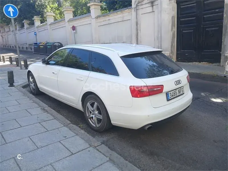 Usado Audi A6 204 CV (150 kW) 2012 Blanco Familiar