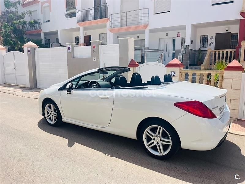 Blanco Usado 2010 Peugeot 308 CC Descapotable | 5900 € (Precio justo) - Imagen 1/4