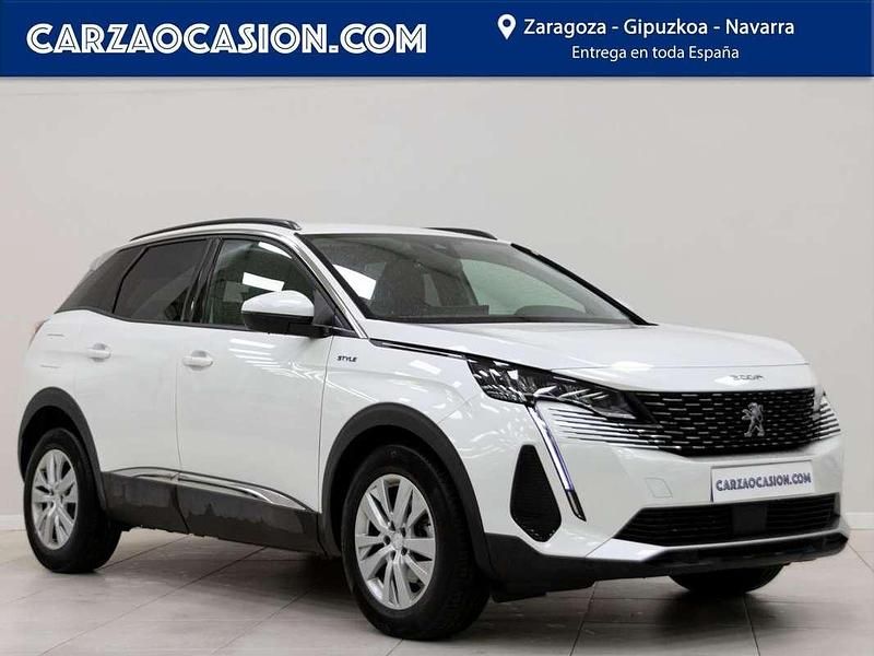 Blanco Usado 2021 Peugeot 3008 Style Monovolumen | 16.900 € (Buen precio) - Imagen 1/4