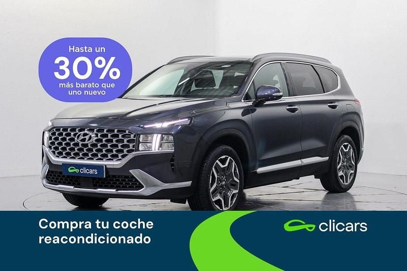 Blanco Usado 2021 Hyundai Santa Fe SUV | 34.990 € (Precio justo) - Imagen 1/4