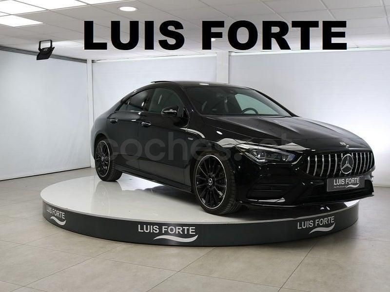 Negro Usado 2022 Mercedes CLA200 Berlina | 33.400 € (Buen precio) - Imagen 1/4