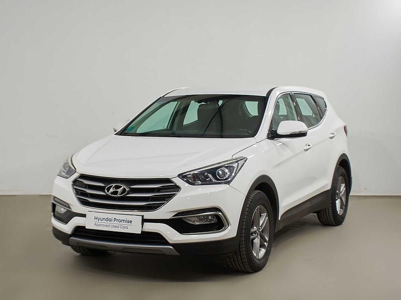 Blanco Usado 2018 Hyundai Santa Fe SUV | 18.490 € (Buen precio) - Imagen 1/4