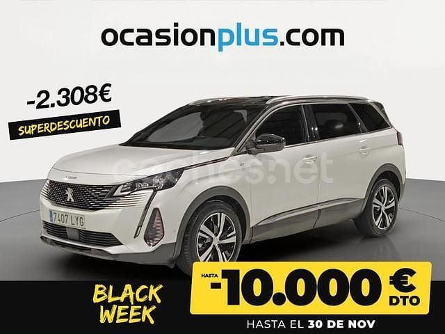 Blanco Usado 2022 Peugeot 5008 GT SUV | 25.390 € (Precio justo) - Imagen 1/4