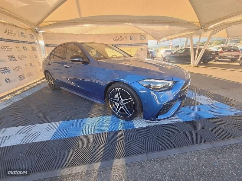 Azul Usado 2023 Mercedes C200 Premium Plus Berlina | 38.900 € (Un poco caro) - Imagen 1/4