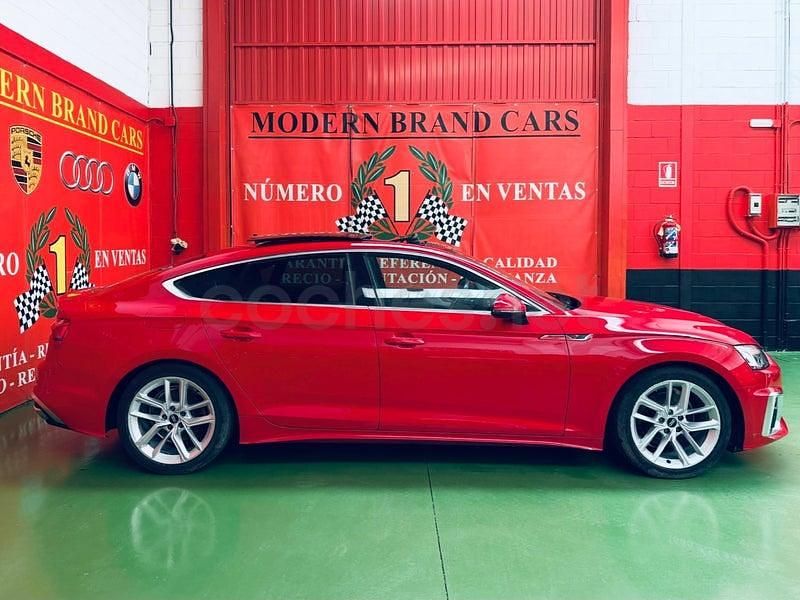 Usado Audi A5 Sportback Exclusive 163 CV (119 kW) 2022 Rojo Utilitario