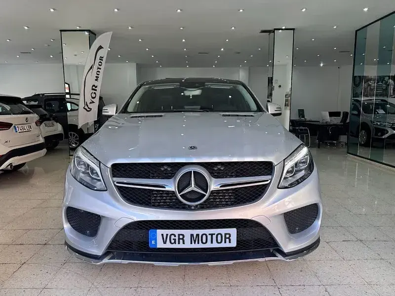 Usado Mercedes GLE350 258 CV (189 kW) 2018 Gris / plata Coupe