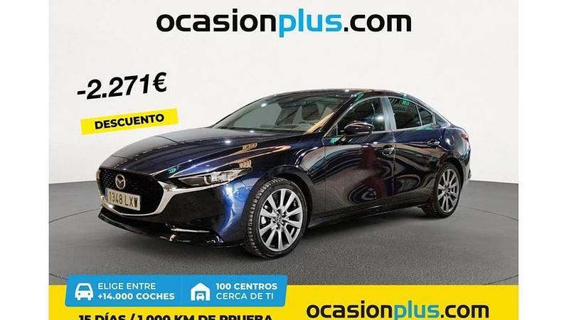 Azul Usado 2022 Mazda 3 Berlina | 22.719 € (Precio justo) - Imagen 1/4