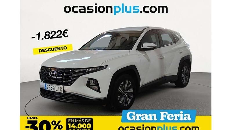 Blanco Usado 2021 Hyundai Tucson SUV | 17.455 € (Buen precio) - Imagen 1/4