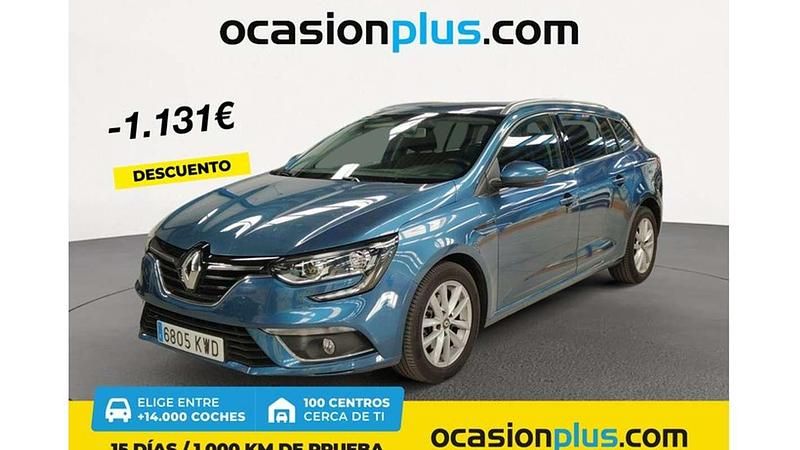 Azul Usado 2019 Renault Mégane GrandTour Business Familiar | 11.319 € (Precio justo) - Imagen 1/4