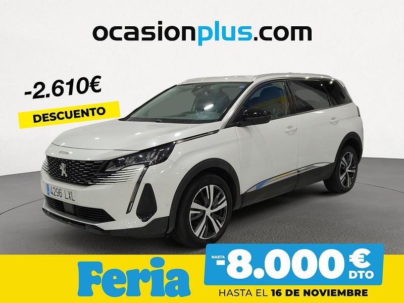 Blanco Usado 2022 Peugeot 5008 Allure Monovolumen | 23.190 € (Precio justo) - Imagen 1/3