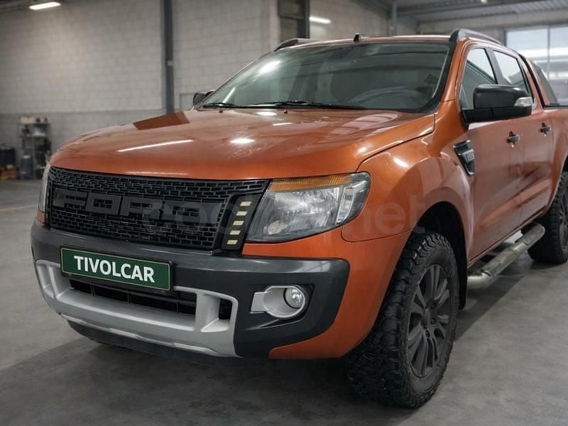 Usado Ford Ranger Wildtrack 200 CV (147 kW) 2015 Naranja Pickup/Camioneta