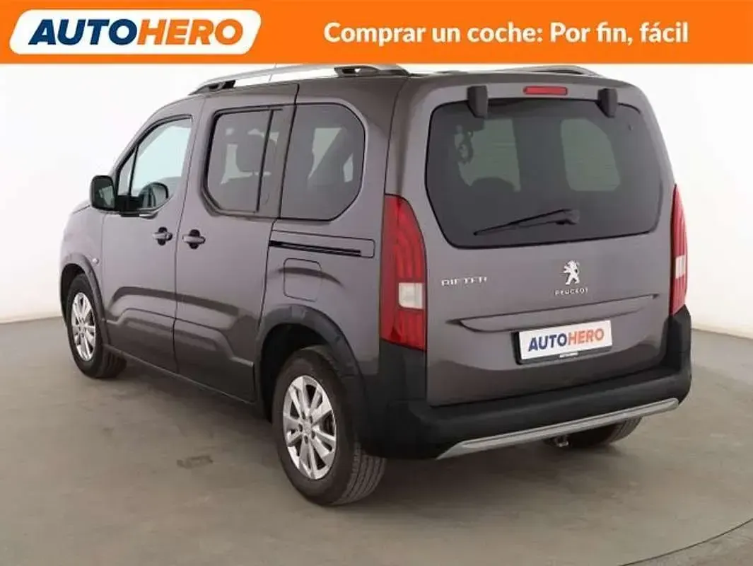Usado Peugeot Rifter Allure 131 CV (96 kW) 2019 Gris Monovolumen
