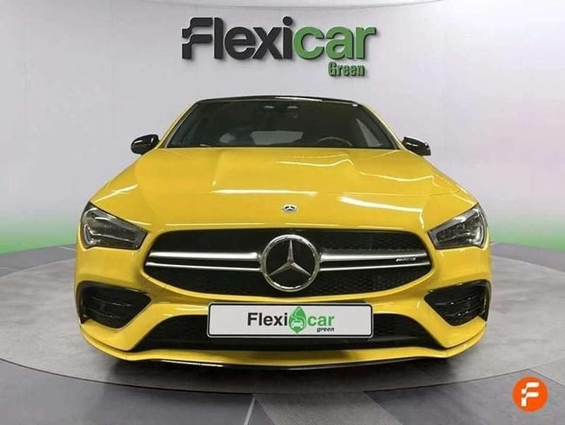 Usado Mercedes C220 AMG 306 CV (225 kW) 2021 Amarillo Familiar