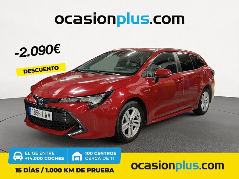 Rojo Usado 2022 Toyota Corolla Active Familiar | 22.990 € (Precio justo) - Imagen 1/4