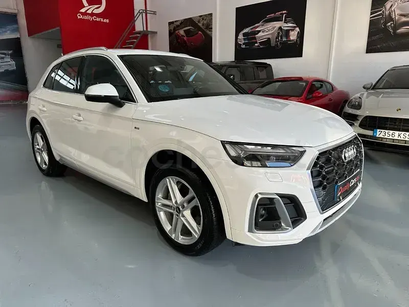 Usado Audi Q5 S-Line 204 CV (150 kW) 2021 Blanco SUV