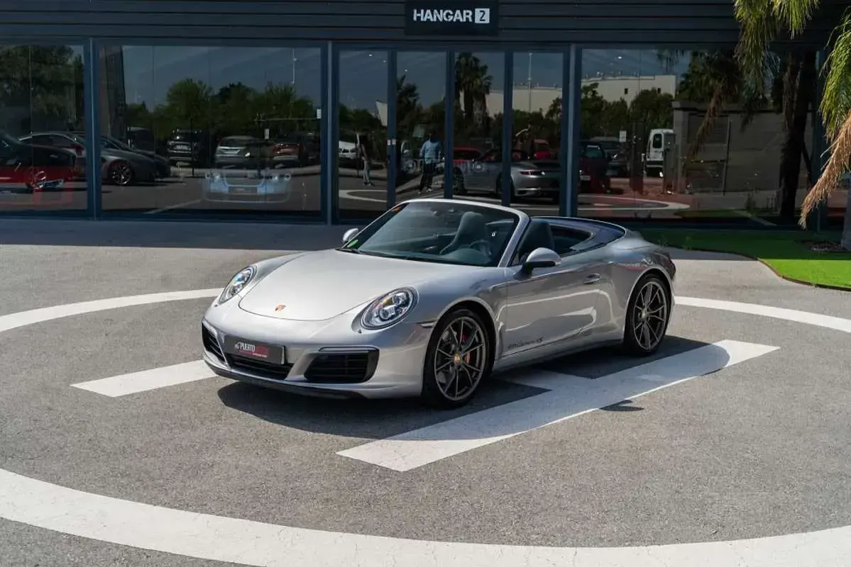 Usado Porsche 991 420 CV (308 kW) 2017 Gris Descapotable