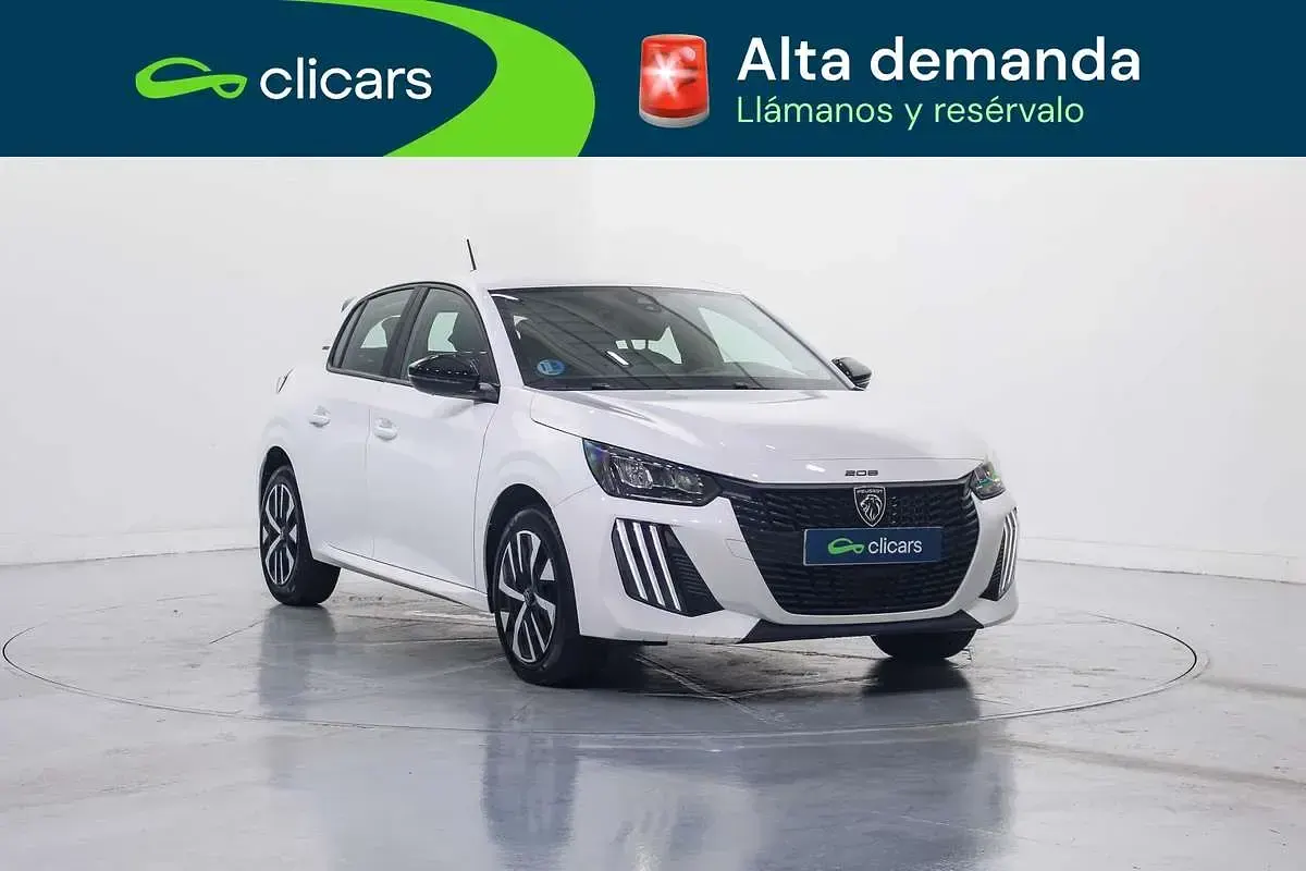 Usado Peugeot 208 Style 101 CV (74 kW) 2025 Blanco Utilitario