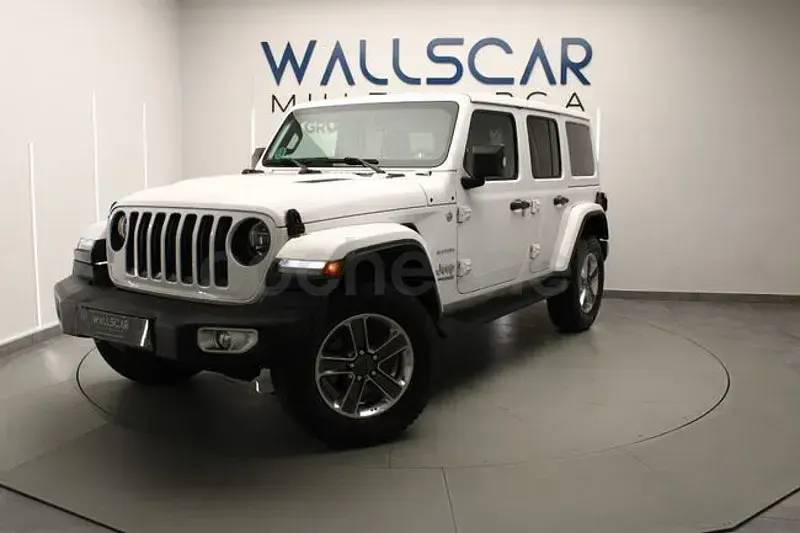 Usado Jeep Wrangler Unlimited Sahara 200 CV (147 kW) 2020 Blanco SUV