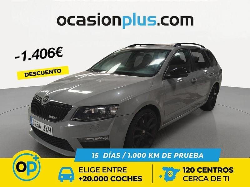 Usado Skoda Octavia RS 220 CV (161 kW) 2017 Gris Familiar