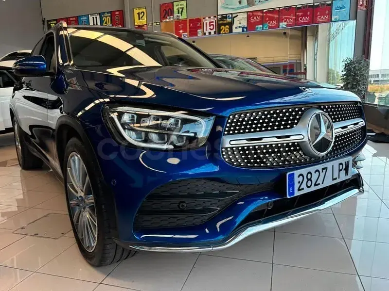Usado Mercedes GLC200 163 CV (119 kW) 2021 Azul SUV