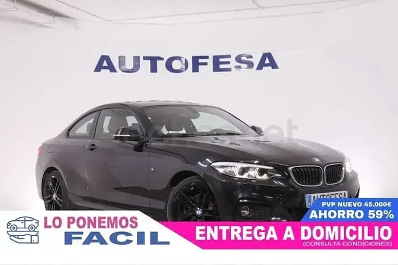 Usado BMW 220 M Sport 184 CV (135 kW) 2018 Negro Coupe