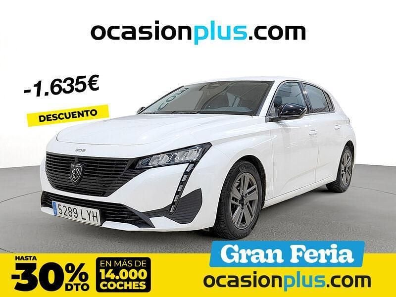 Blanco Usado 2022 Peugeot 308 Active Berlina | 17.990 € (Precio justo) - Imagen 1/4