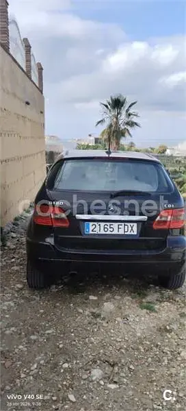 Usado Mercedes B180 109 CV (80 kW) 2006 Negro Monovolumen