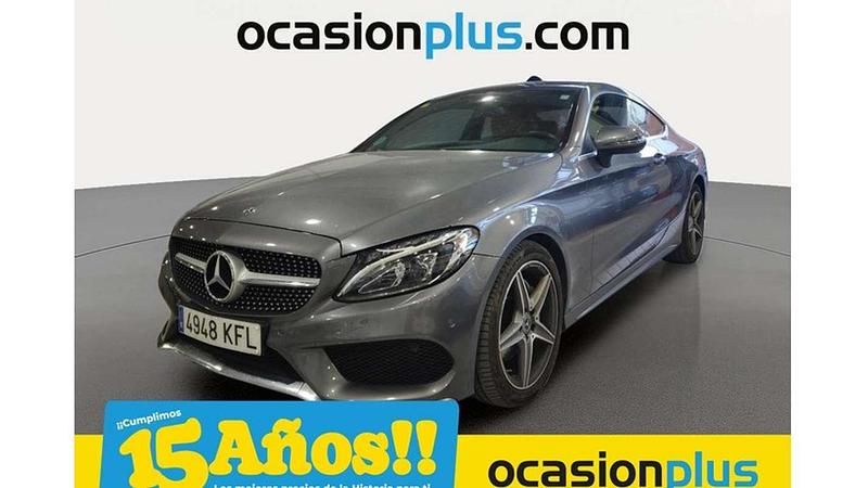Gris Usado 2017 Mercedes C220 Coupe | 25.900 € (Precio justo) - Imagen 1/4