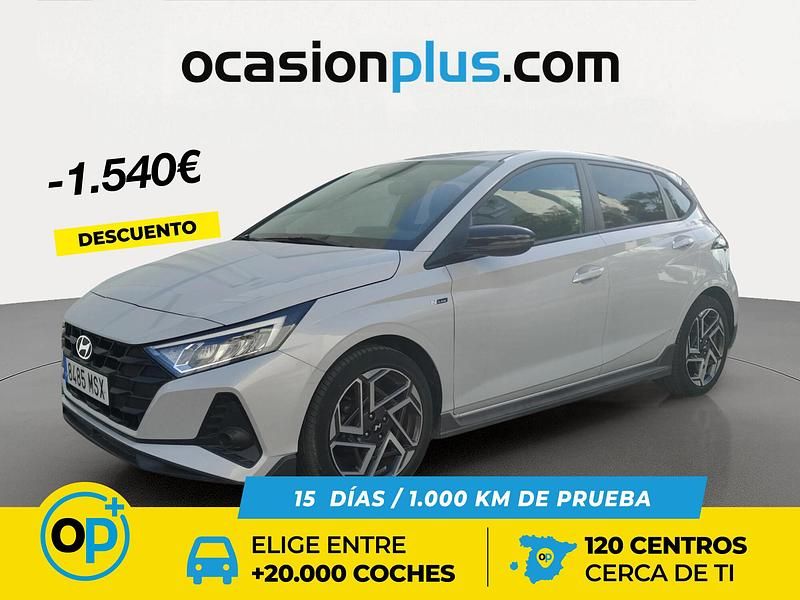 Gris Usado 2024 Hyundai i20 N Line Berlina | 16.950 € (Precio justo) - Imagen 1/4