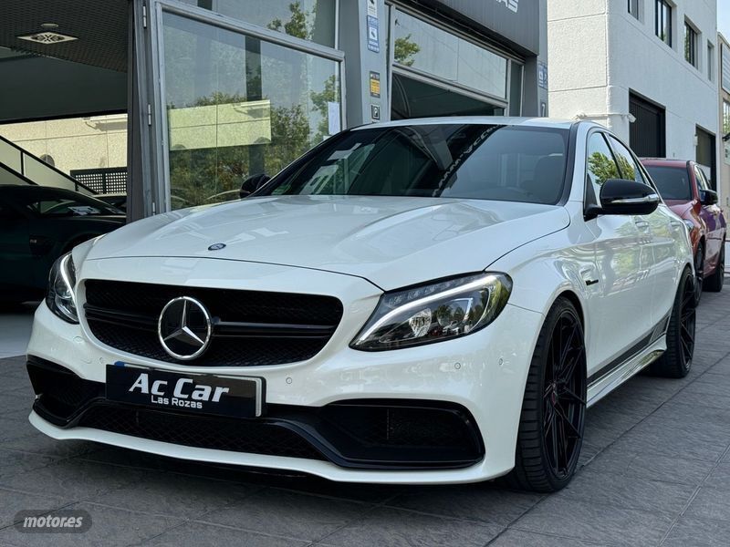 Usado Mercedes C63 AMG AMG 476 CV (350 kW) 2014 Blanco Berlina
