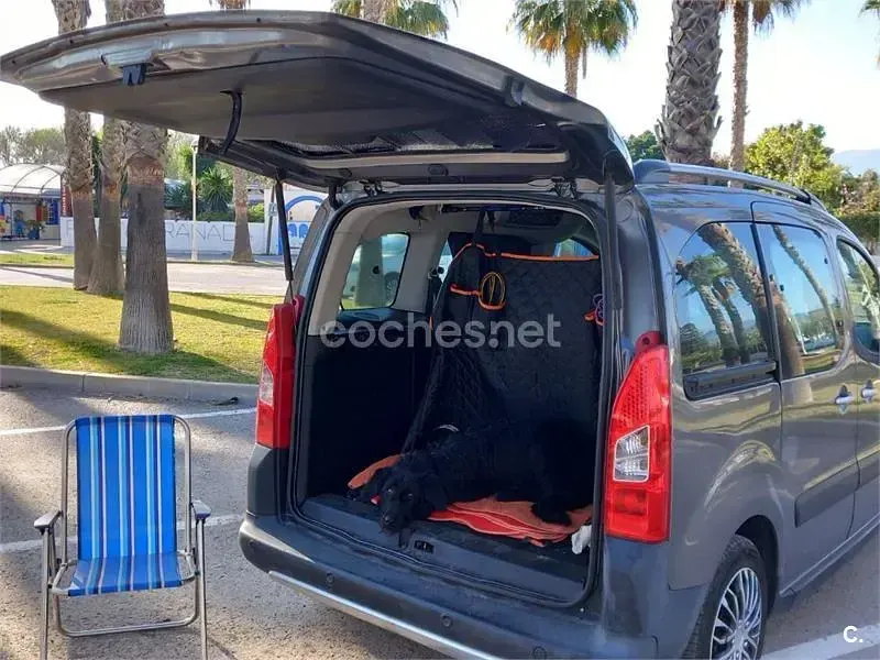 Usado Peugeot Partner Tepee Outdoor 90 CV (66 kW) 2010 Gris / plata Monovolumen