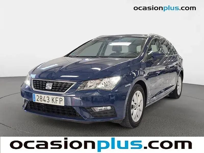 Azul Usado 2017 Seat Leon ST Reference Familiar | 13.250 € (Precio justo) - Imagen 1/4