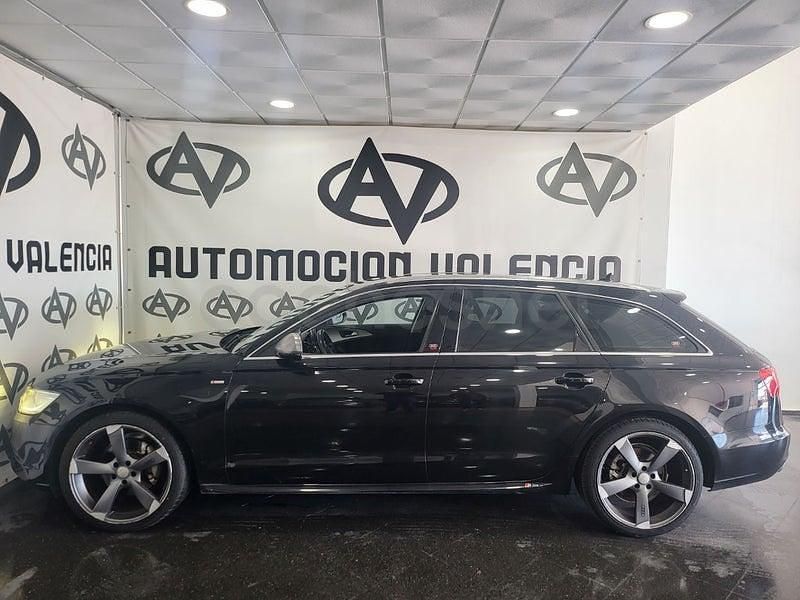 Usado Audi A6 S-Line 204 CV (150 kW) 2014 Negro Familiar