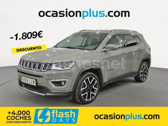 Gris / plata Usado 2021 Jeep Compass Limited SUV | 18.990 € (Precio justo) - Imagen 1/4
