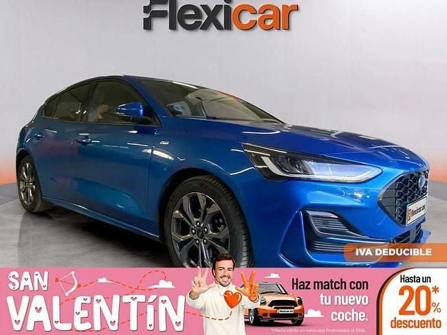 Usado Ford Focus ST-Line X 125 CV (91 kW) 2023 Azul Berlina
