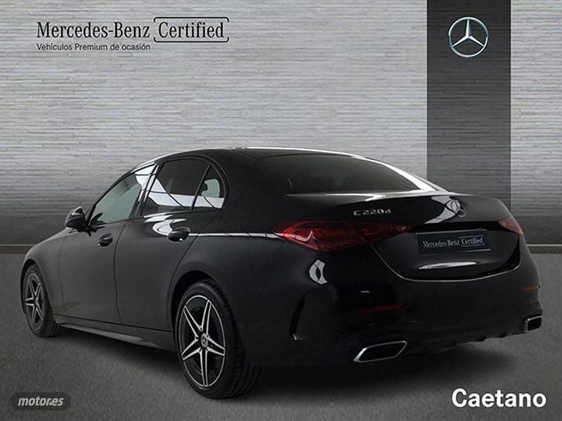 Usado Mercedes C220 AMG line 200 CV (147 kW) 2025 Negro Berlina
