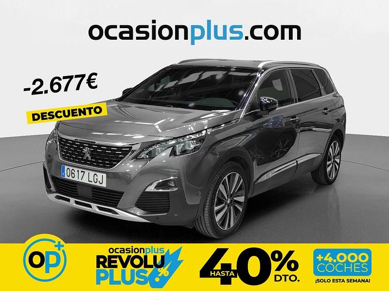 Usado Peugeot 5008 GT-line 130 CV (95 kW) 2020 Gris SUV