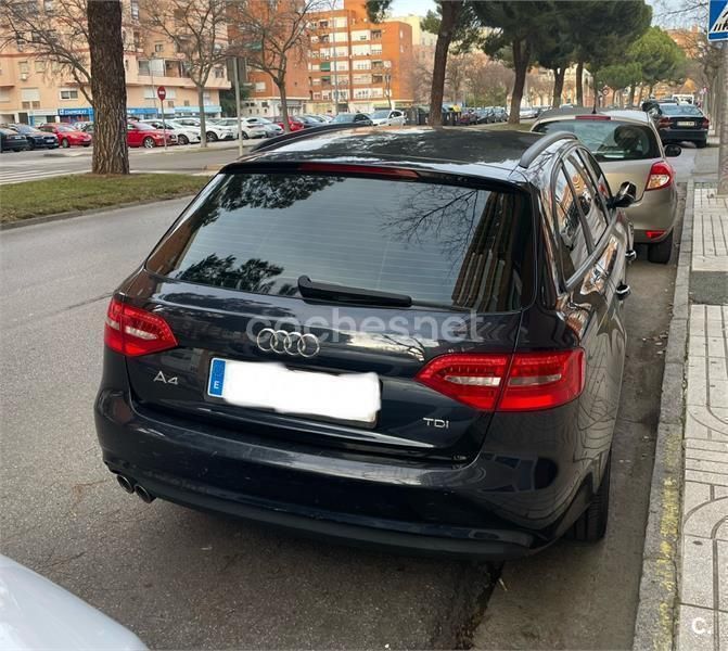 Usado Audi A4 177 CV (130 kW) 2014 Negro Familiar
