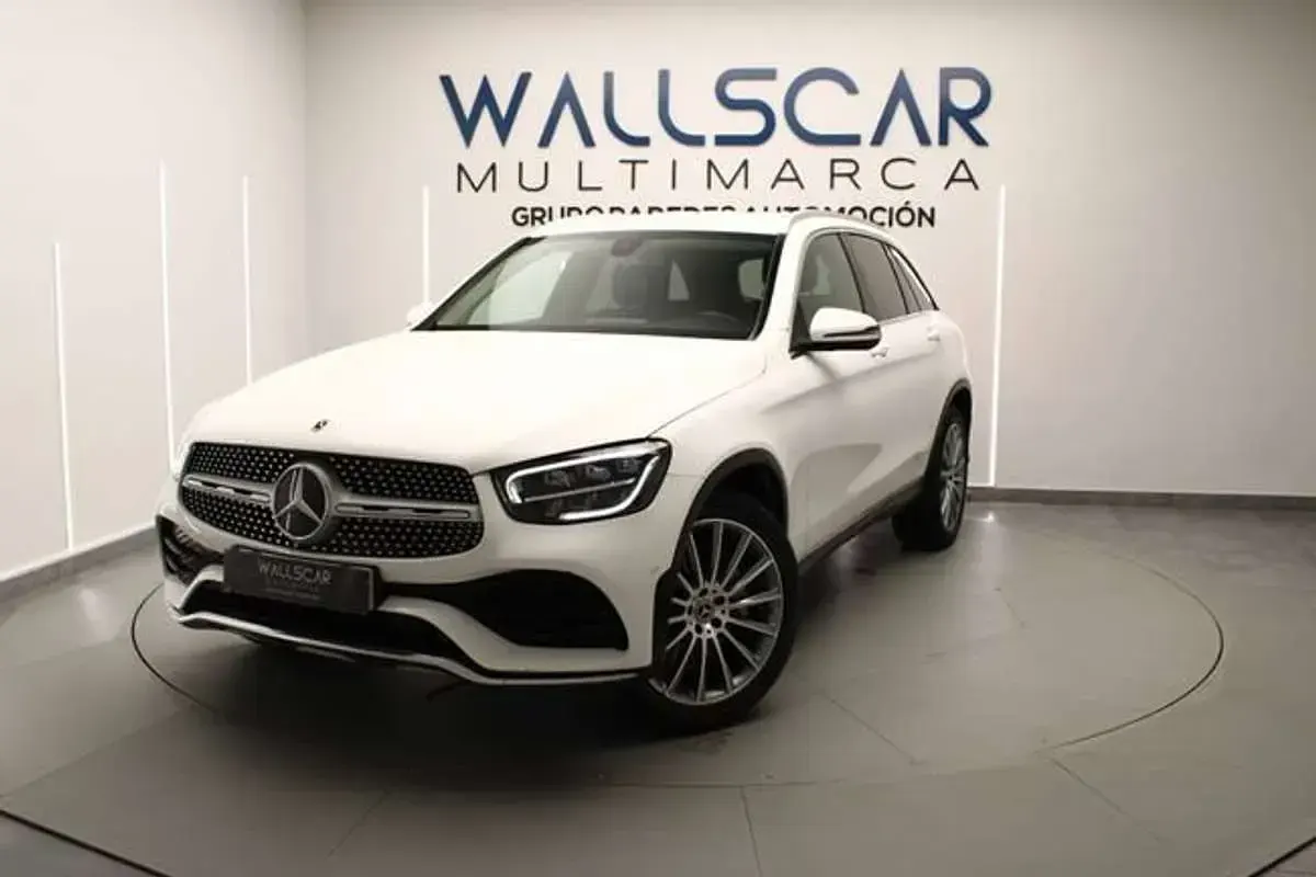 Usado Mercedes GLC220 194 CV (142 kW) 2021 Blanco SUV