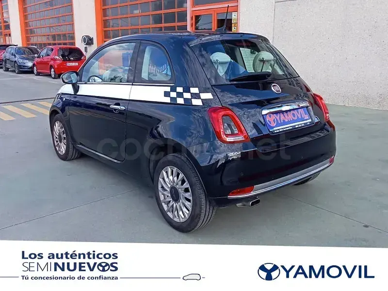 Usado Fiat 500 Lounge 69 CV (50 kW) 2020 Negro Berlina