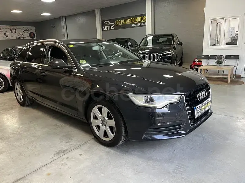 Usado Audi A6 204 CV (150 kW) 2014 Negro Familiar