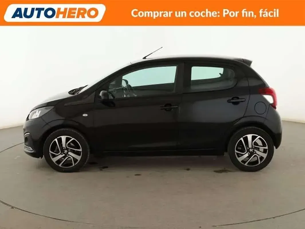 Usado Peugeot 108 Allure 71 CV (52 kW) 2016 Negro Utilitario
