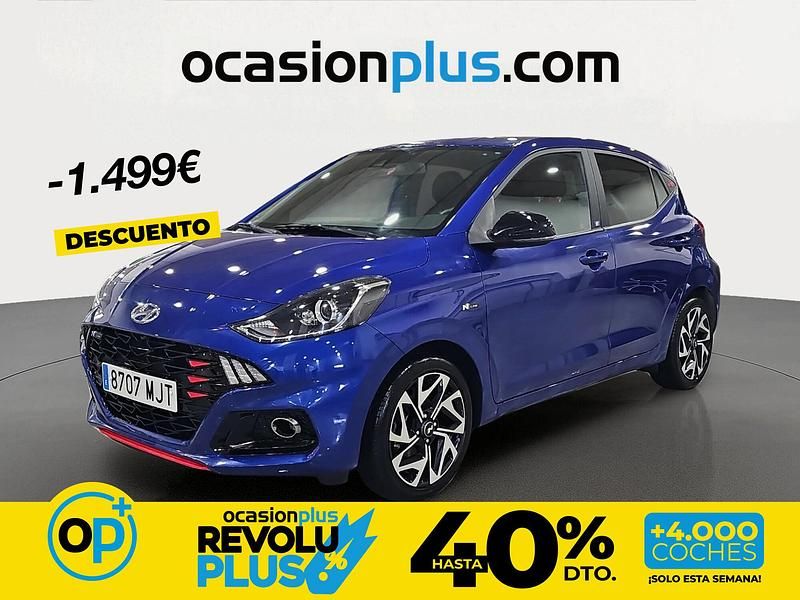 Usado Hyundai i10 N Line 84 CV (61 kW) 2023 Azul Utilitario