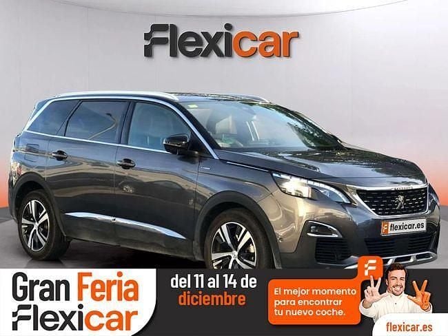 Gris Usado 2018 Peugeot 5008 GT-line Monovolumen | 19.790 € (Un poco caro) - Imagen 1/4
