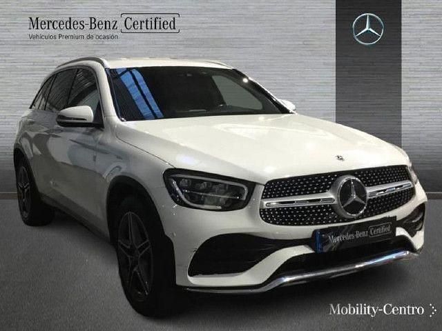 Usado Mercedes GLC220 AMG line 194 CV (142 kW) 2022 Blanco polar