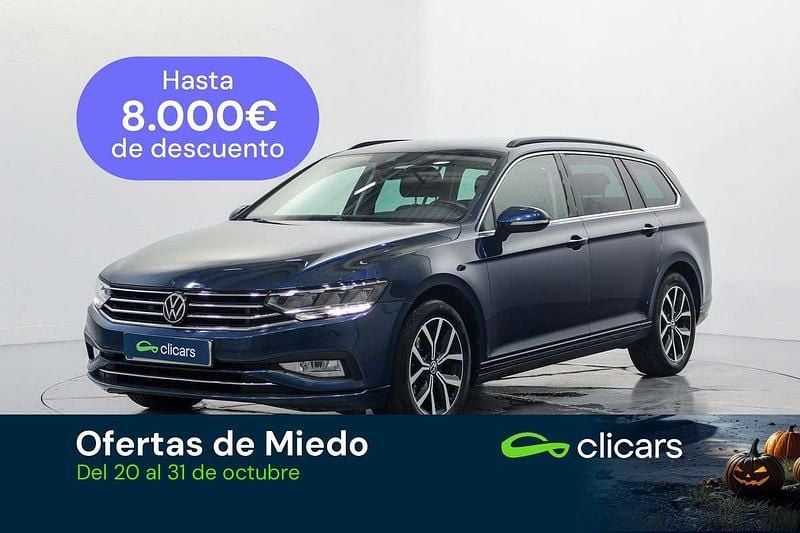 Azul Usado 2021 VW Passat Executive Familiar | 19.090 € (Precio justo) - Imagen 1/4