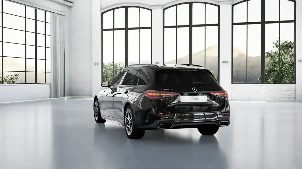 Usado Mercedes C220 197 CV (144 kW) 2025 Negro Familiar