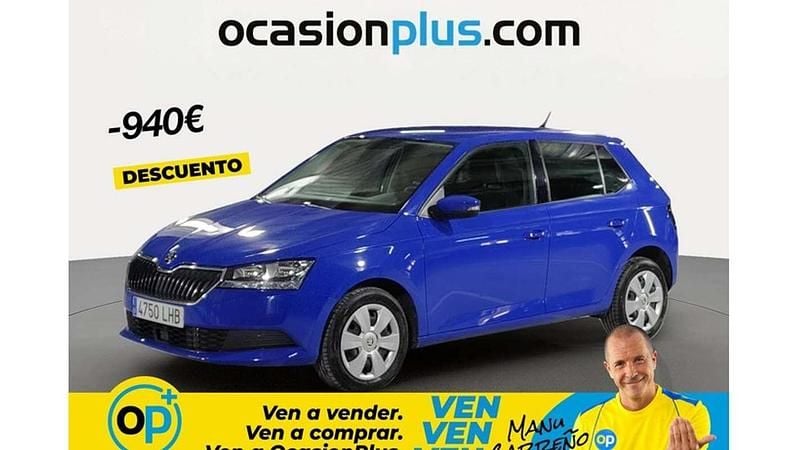 Brugt Skoda Fabia 60 HK (44 kW) 2020 Blå Hatchback