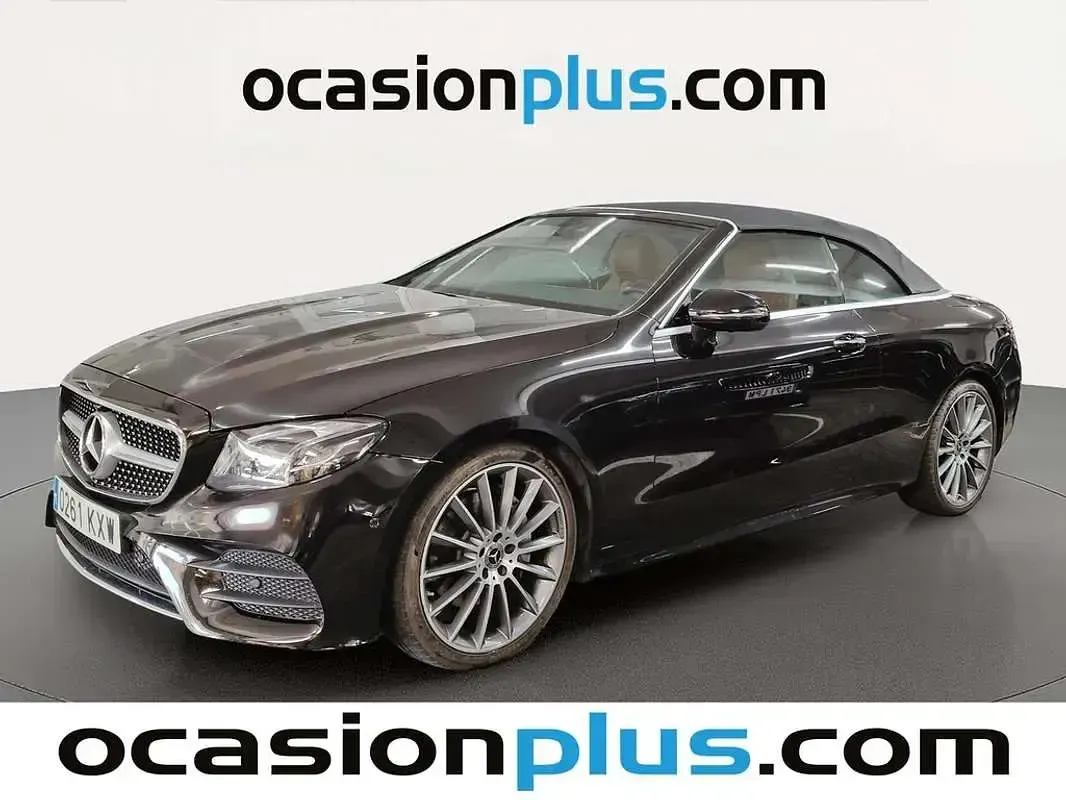 Usado Mercedes E220 AMG 194 CV (142 kW) 2019 Negro Descapotable