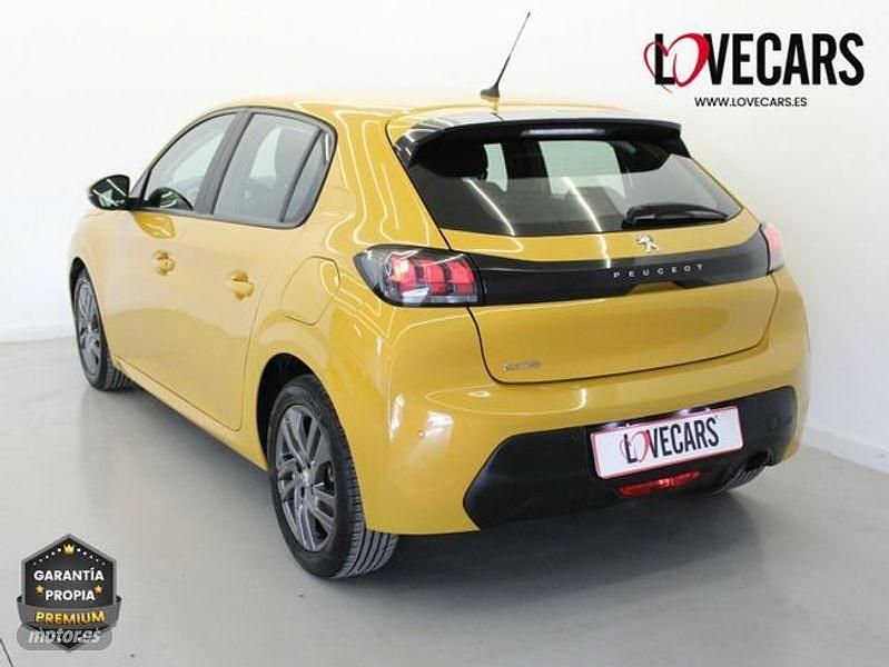Usado Peugeot 208 Active 103 CV (75 kW) 2021 Amarillo Utilitario